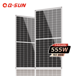555W Mono Solar Panel For Solar Home Systems Solaris Aqua Pump